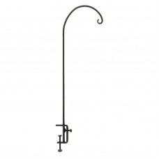 Achla Designs Curved Rail Mount Hanging Basket Pole   